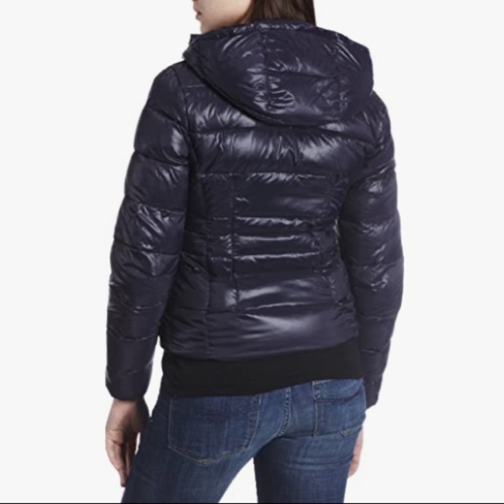 Timberland Black Down Hooded Jacket Medium - Picture 2 of 10